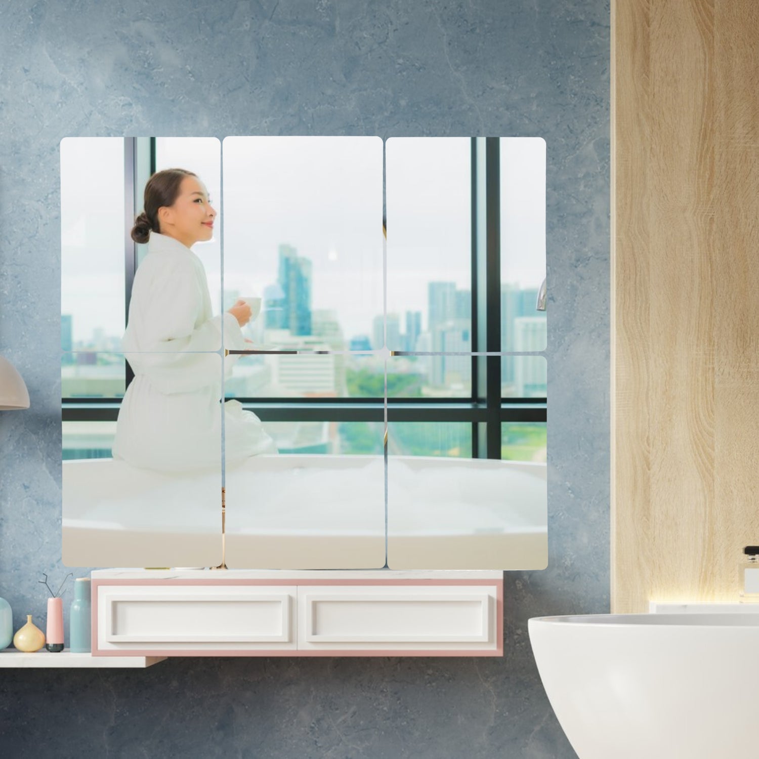 Big square mirrors for bathroom with adhesive backing Big square mirrors for bathroom with adhesive backing